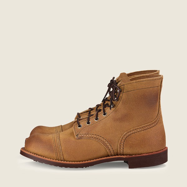 Red Wing Heritage Bot Erkek - Iron Ranger - 6-Inch Muleskinner Deri - Haki - 85TOEFNQA